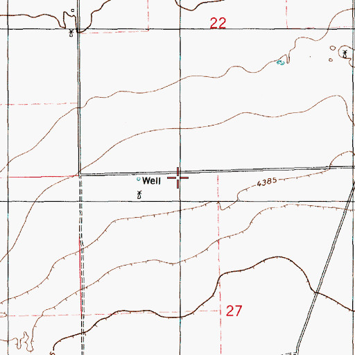 Topographic Map of 06133 Water Well, NM