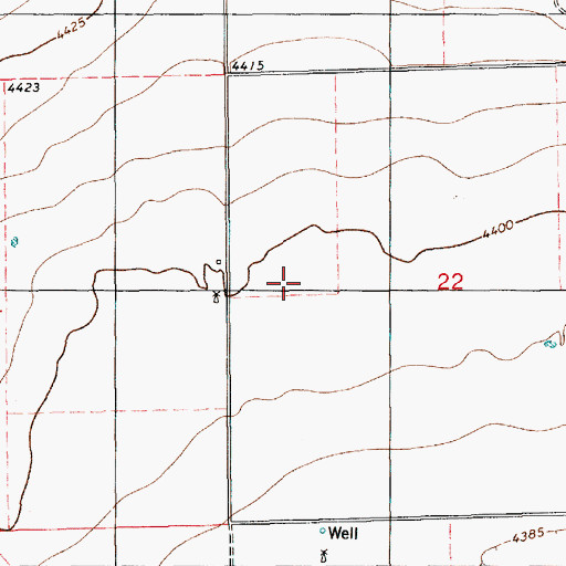 Topographic Map of 06129 Water Well, NM