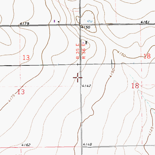 Topographic Map of 11307 Water Well, NM