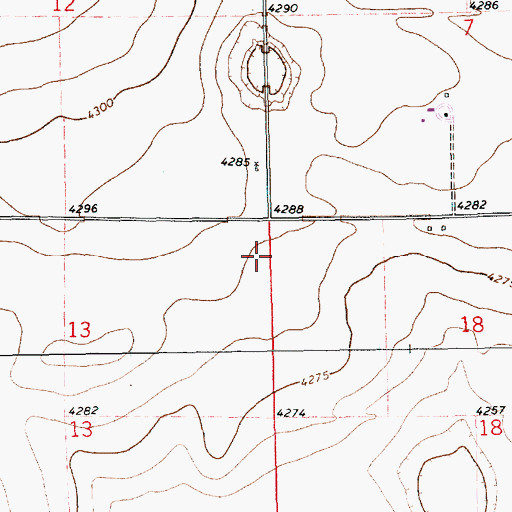 Topographic Map of 11209 Water Well, NM
