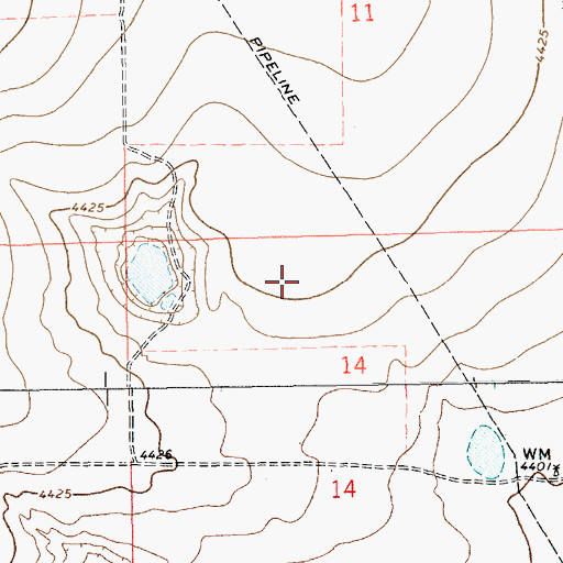 Topographic Map of 06142 Water Well, NM