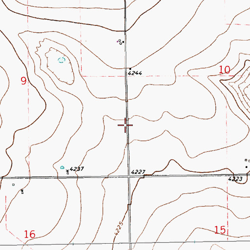 Topographic Map of 11241 Water Well, NM