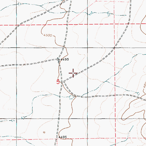 Topographic Map of 06092 Water Well, NM