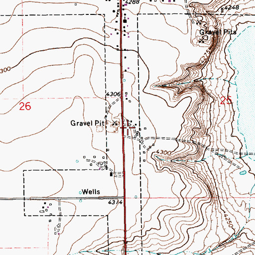 Topographic Map of 11089 Water Well, NM