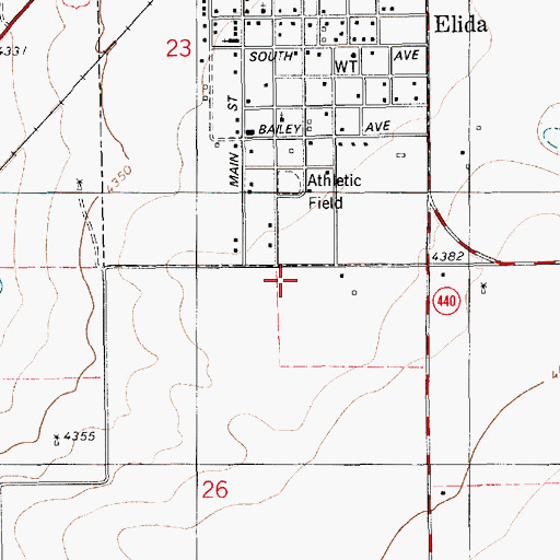 Topographic Map of 06069 Water Well, NM