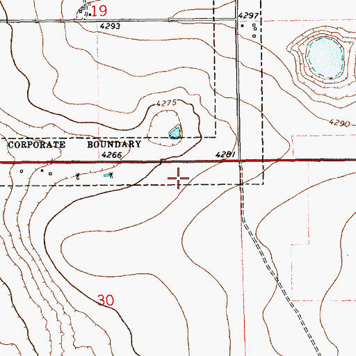 Topographic Map of 05145 Water Well, NM