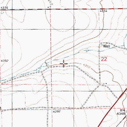 Topographic Map of 06068 Water Well, NM