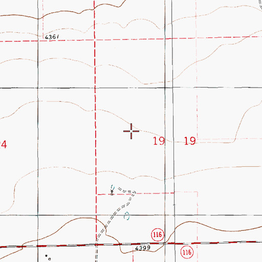 Topographic Map of 06043 Water Well, NM
