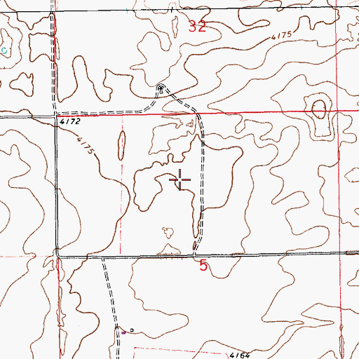 Topographic Map of 11427 Water Well, NM