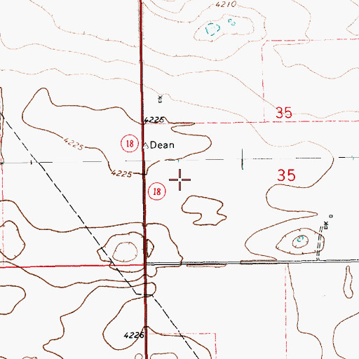 Topographic Map of 11403 Water Well, NM
