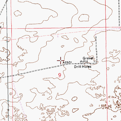 Topographic Map of 11515 Water Well, NM