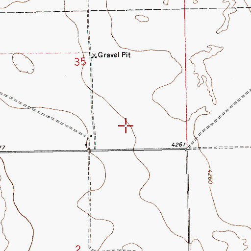 Topographic Map of 12554 Water Well, NM