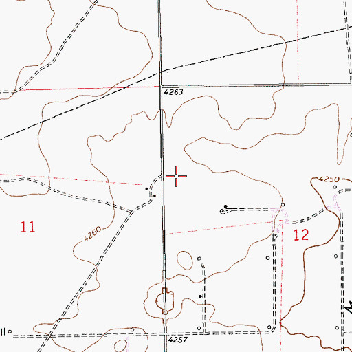 Topographic Map of 12577 Water Well, NM