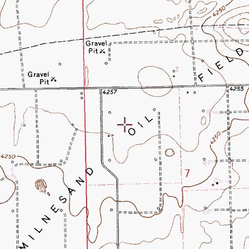 Topographic Map of 06225 Water Well, NM