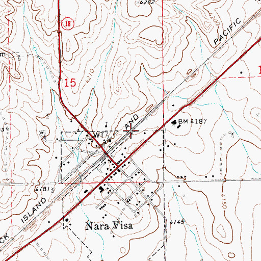 Topographic Map of 05305 Water Well, NM