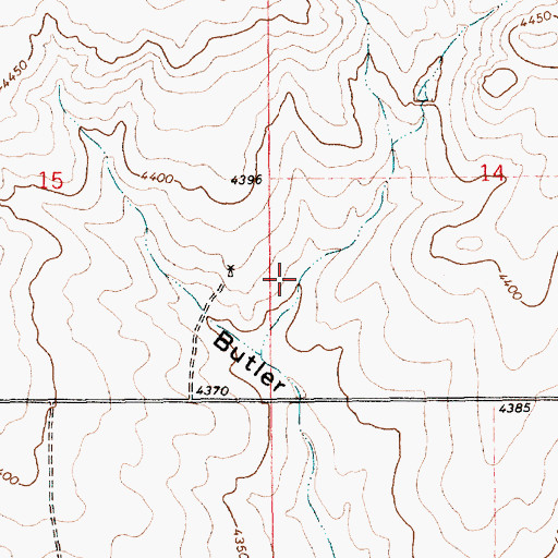 Topographic Map of 05446 Water Well, NM