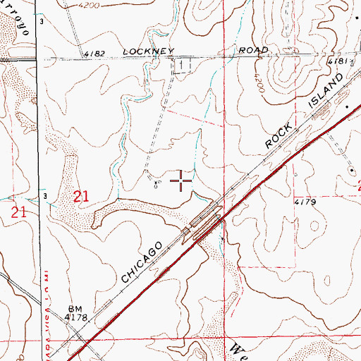Topographic Map of 05310 Water Well, NM