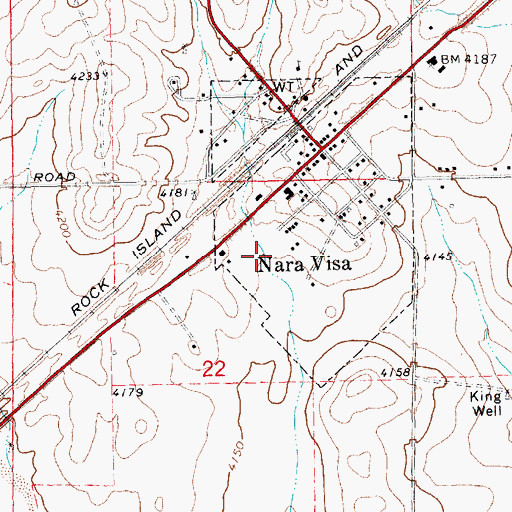 Topographic Map of 05131 Water Well, NM