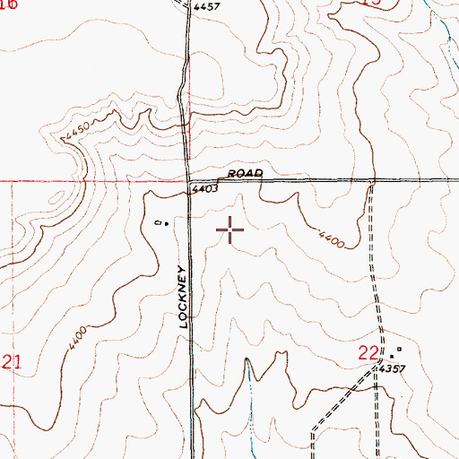 Topographic Map of 05449 Water Well, NM