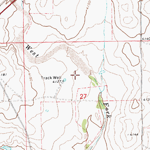 Topographic Map of 05465 Water Well, NM