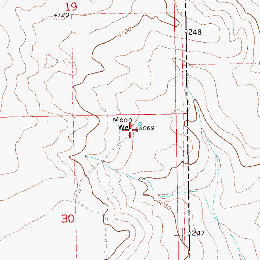 Topographic Map of 05473 Water Well, NM
