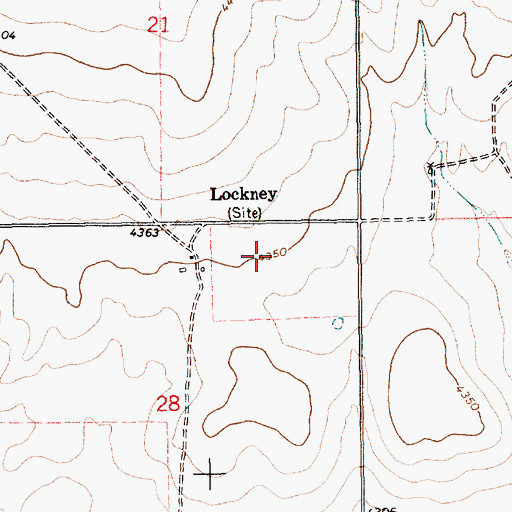 Topographic Map of 05291 Water Well, NM