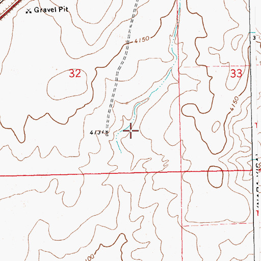 Topographic Map of 05466 Water Well, NM