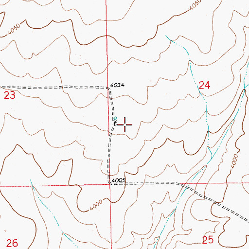 Topographic Map of 05273 Water Well, NM