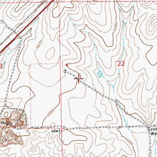 Topographic Map of 05272 Water Well, NM