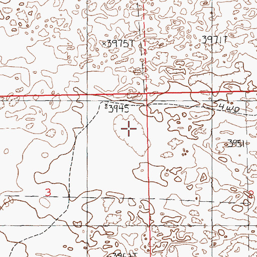 Topographic Map of 05236 Water Well, NM