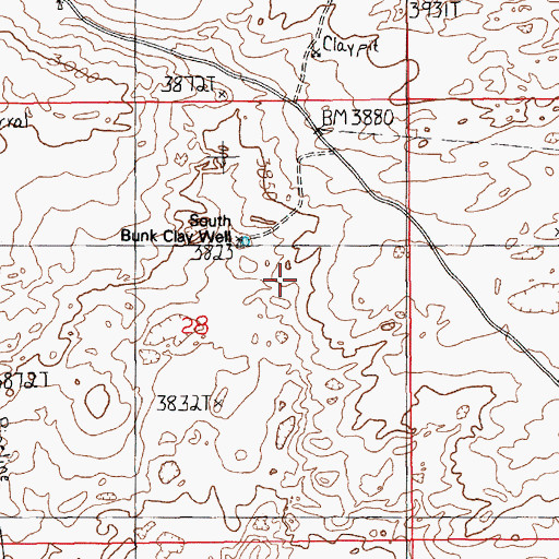 Topographic Map of 05494 Water Well, NM