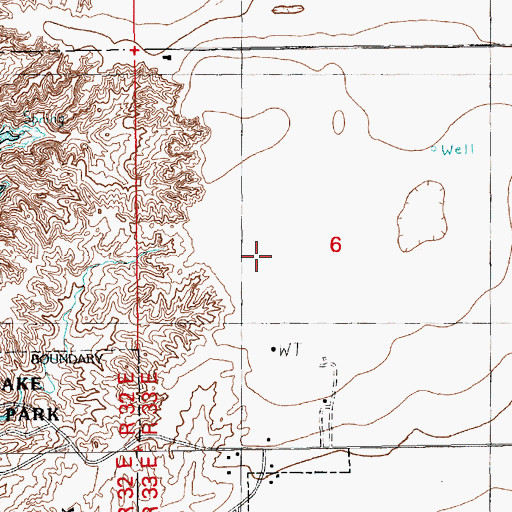 Topographic Map of 05013 Water Well, NM
