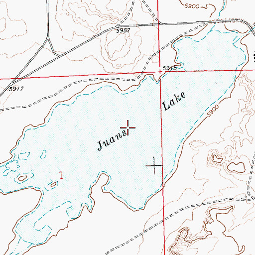 Topographic Map of Lake Valley Historic Site, NM