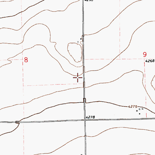 Topographic Map of 11109 Water Well, NM