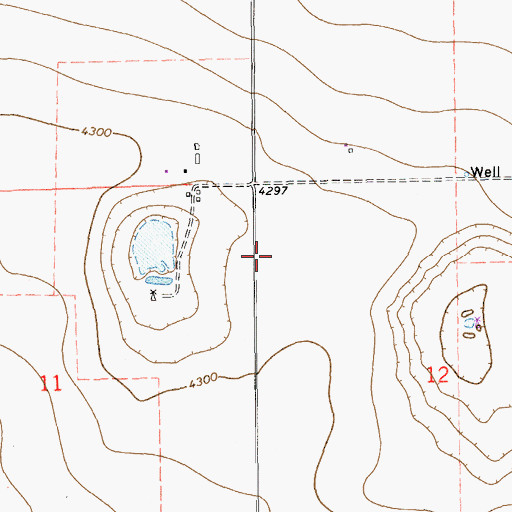 Topographic Map of 06085 Water Well, NM
