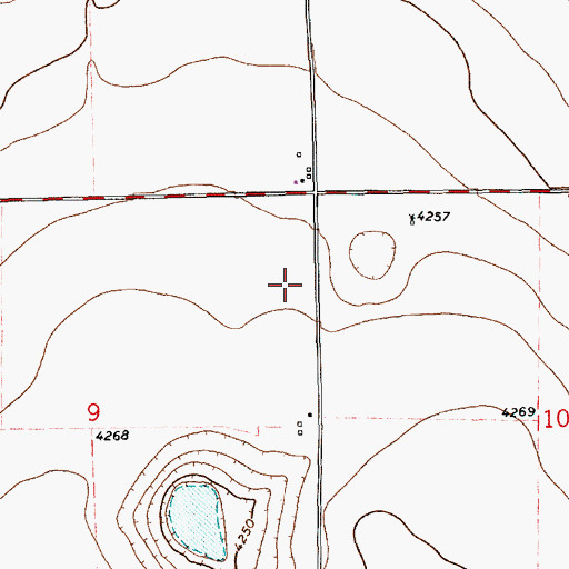 Topographic Map of 11103 Water Well, NM