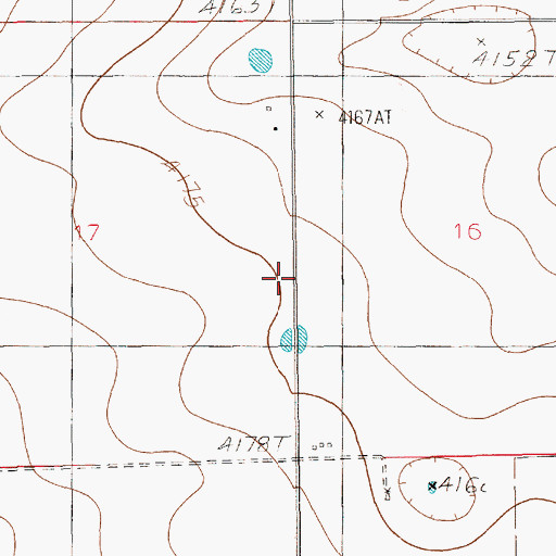 Topographic Map of 10994 Water Well, NM