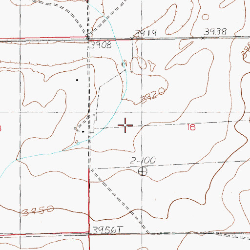 Topographic Map of 11034 Water Well, NM