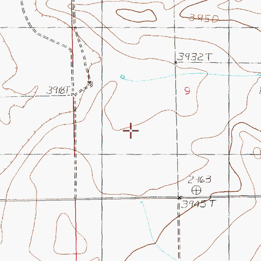 Topographic Map of 11030 Water Well, NM