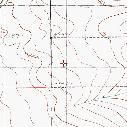 Topographic Map of 10973 Water Well, NM