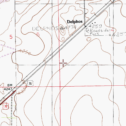 Topographic Map of 12222 Water Well, NM