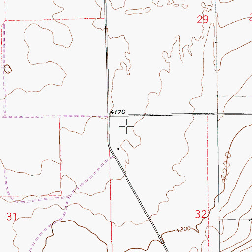 Topographic Map of 12722 Water Well, NM