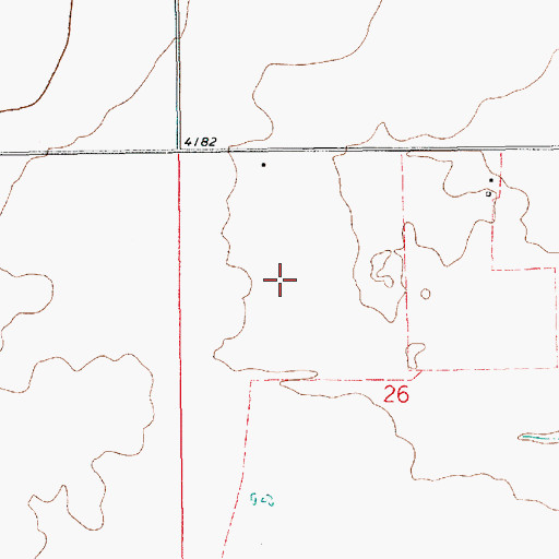 Topographic Map of 10867 Water Well, NM