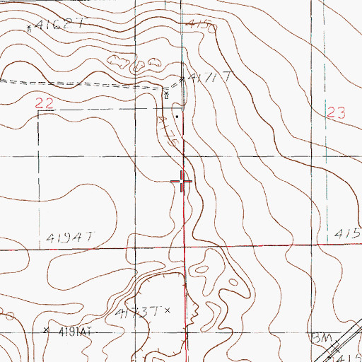 Topographic Map of 10895 Water Well, NM