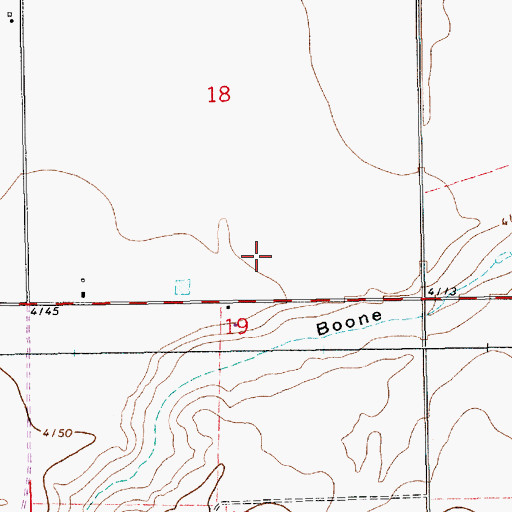 Topographic Map of 10085 Water Well, NM