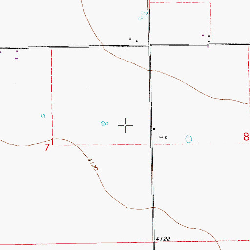 Topographic Map of 11631 Water Well, NM