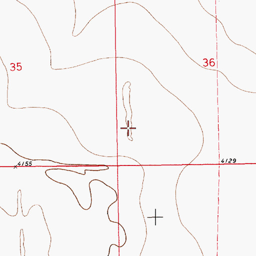 Topographic Map of 06017 Water Well, NM
