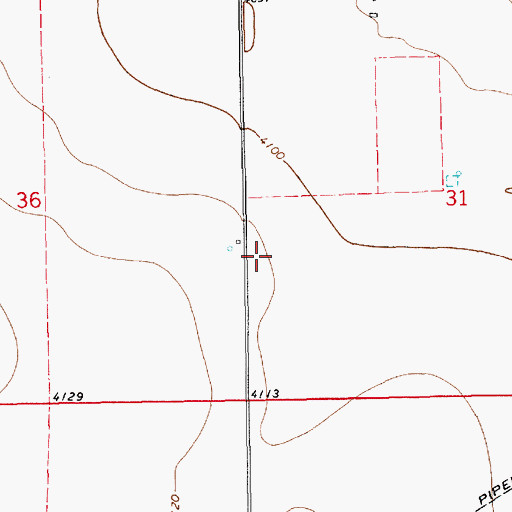 Topographic Map of 12315 Water Well, NM