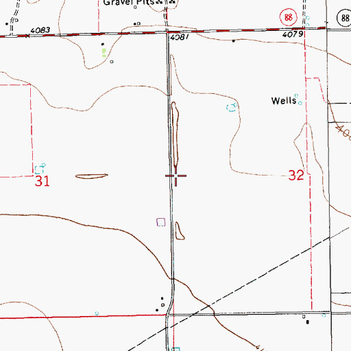 Topographic Map of 12314 Water Well, NM