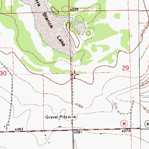 Topographic Map of 12313 Water Well, NM